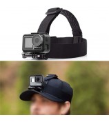 BRDRC DJI-6014 For Osmo Action Camera Adjustable Head Strap Anti-slip Fixing Band Headband