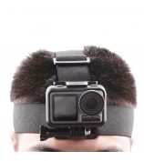 BRDRC DJI-6014 For Osmo Action Camera Adjustable Head Strap Anti-slip Fixing Band Headband