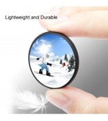 BRDRC DJI-7215 For GoPro Max 2Pcs Acrylic Lens Protective Cover Anti-dust Sport Camera Lens Cap