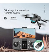 S132 Dual Camera ESC HD Aerial Photo Obstacle Avoidance RC Drone GPS Brushless Folding Aircraft (Dual Batteries)