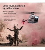 4DRC L1 HD Aerial RC Aircraft Single-Rotor Helicopter Spy Drone, Dual Batteries