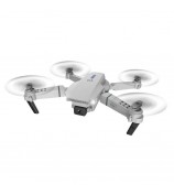 E88 Pro Folding RC Drone with Dual Cameras Aerial Photography 4K HD Aircraft, Dual Batteries - Grey