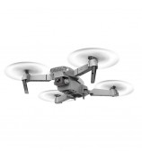 E88 Pro Folding RC Drone with Dual Cameras Aerial Photography 4K HD Aircraft, Dual Batteries - Grey