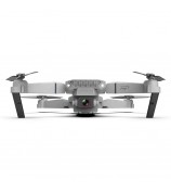 E88 Pro Folding RC Drone with Dual Cameras Aerial Photography 4K HD Aircraft, Dual Batteries - Grey