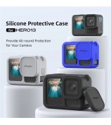 AMAGISN Silicone Protective Case for GoPro Hero 13 Sports Camera Accessory - Black