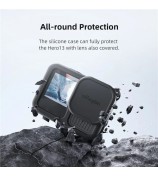 AMAGISN Silicone Protective Case for GoPro Hero 13 Sports Camera Accessory - Black