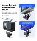 AMAGISN Silicone Protective Case for GoPro Hero 13 Sports Camera Accessory - Black