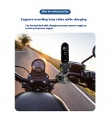 C3 Pro Thumb Action Camera 1080P HD Small Body Helmet Camera with Bicycle Holder for POV Vlogging Recording