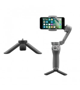 Portable Mini Desktop Tabletop Tripod for DJI OSMO 3/2/Zhiyun/Feiyu/GoPro - Grey