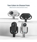 AMAGISN Shock Absorption Action Camera Silicone Case for Insta360 Go 3S - Black / Horizontal