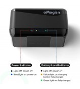 AMAGISN For Insta360 X4 Sports Camera 3-Slot Battery Charging Hub Memory Card Storage Case (No Battery)