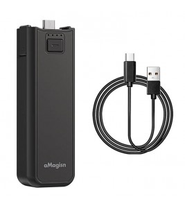 AMAGISN For DJI Osmo Pocket 3 Battery Handle 4500mAh Power Stick with 1 / 4 Inch Mount Port