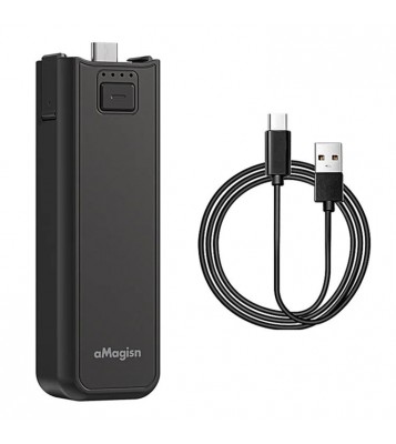 AMAGISN For DJI Osmo Pocket 3 Battery Handle 4500mAh Power Stick with 1 / 4 Inch Mount Port