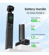AMAGISN For DJI Osmo Pocket 3 Battery Handle 4500mAh Power Stick with 1 / 4 Inch Mount Port