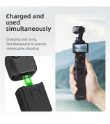 AMAGISN For DJI Osmo Pocket 3 Battery Handle 4500mAh Power Stick with 1 / 4 Inch Mount Port