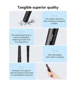 AMAGISN For DJI / GoPro / Insta360 Sports Camera Selfie Stick Ball Head Extension Rod - 70cm+1 / 4 Screw