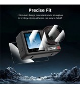 BRDRC 2 Set Tempered Glass Film for DJI Osmo Action 5 Pro 0.4mm Screen Protector + Lens Protector