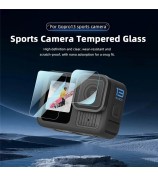 BRDRC 2 Set Tempered Glass Film for GoPro Hero 13 0.5mm Screen Protector + Lens Protector