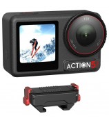 BRDRC For DJI Osmo Action 5 Pro / Action 4 / Action 3 Cold Shoe Expansion Kit - Black