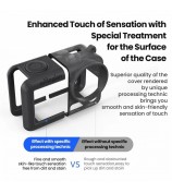 AMAGISN Silicone Protective Case for DJI Osmo Action 5 Pro Sports Camera Accessory - Black