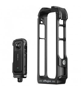 AMAGISN For Insta360 X4 Quick-Release Frame Cage PC Protective Case Camera Accessories