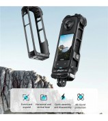 AMAGISN For Insta360 X4 Quick-Release Frame Cage PC Protective Case Camera Accessories