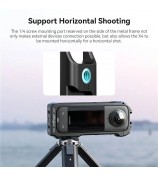 AMAGISN For Insta360 X4 Quick-Release Frame Cage PC Protective Case Camera Accessories