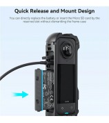 AMAGISN For Insta360 X4 Quick-Release Frame Cage PC Protective Case Camera Accessories