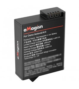 AMAGISN For DJI Osmo Action 4 / 3 Replacement Battery Low-Temperature 1800mAh Camera Battery