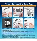 BRDRC Thumb Camera Dive Case for GoPro Hero 13 / 12 Action Camera Waterproof Cover