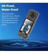 BRDRC 2Set Camera Lens Protective Film for Insta360 X4 Tempered Glass Screen Protector