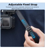 BRDRC FLY014_2 Neck Mount Strap Set for DJI Osmo Action 5 Pro / Pocket 3 / Insta360 GO 3S / GoPro Hero 13