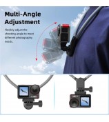 BRDRC FLY014_2 Neck Mount Strap Set for DJI Osmo Action 5 Pro / Pocket 3 / Insta360 GO 3S / GoPro Hero 13