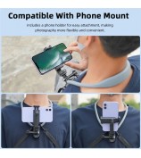 BRDRC FLY014_2 Neck Mount Strap Set for DJI Osmo Action 5 Pro / Pocket 3 / Insta360 GO 3S / GoPro Hero 13