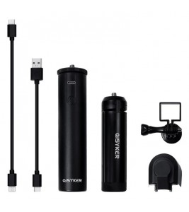 QISYKER OPA30410 For DJI Pocket 2 / Osmo Pocket Charger Expansion Kit with 6000mAh Charging Grip Tripod Sunhood