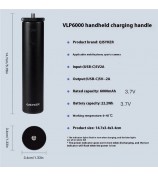 QISYKER OPA30410 For DJI Pocket 2 / Osmo Pocket Charger Expansion Kit with 6000mAh Charging Grip Tripod Sunhood