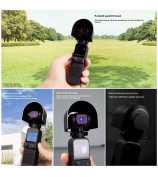 QISYKER OPA30410 For DJI Pocket 2 / Osmo Pocket Charger Expansion Kit with 6000mAh Charging Grip Tripod Sunhood