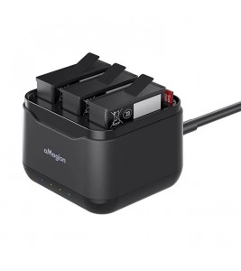 AMAGISN For DJI Osmo Action 5 Pro Battery Charging Dock Triple Charger Camera Accessories