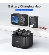 AMAGISN For DJI Osmo Action 5 Pro Battery Charging Dock Triple Charger Camera Accessories
