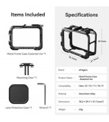 AMAGISN For GoPro Hero 13 / 12 / 11 / 10 / 9 Metal Cage Cycling Shooting Protective Frame Accessory