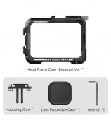 AMAGISN For GoPro Hero 13 / 12 / 11 / 10 / 9 Metal Cage Cycling Shooting Protective Frame Accessory