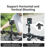 AMAGISN For GoPro Hero 13 / 12 / 11 / 10 / 9 Metal Cage Cycling Shooting Protective Frame Accessory