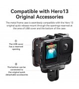 AMAGISN For GoPro Hero 13 / 12 / 11 / 10 / 9 Metal Cage Cycling Shooting Protective Frame Accessory