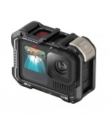 AMAGISN Metal Cage for GoPro Hero 13 / 12 / 11 / 10 / 9 Camera Frame with Silicone Lens Cap