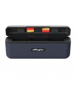 AMAGISN For DJI Osmo Action 5 Pro Fast Charging Case for 3 Batteries TF Card Storage Case