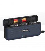 AMAGISN For DJI Osmo Action 5 Pro Fast Charging Case for 3 Batteries TF Card Storage Case
