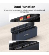 AMAGISN For DJI Osmo Action 5 Pro Fast Charging Case for 3 Batteries TF Card Storage Case