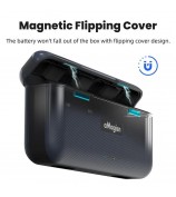 AMAGISN For DJI Osmo Action 5 Pro Fast Charging Case for 3 Batteries TF Card Storage Case