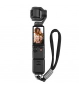 BRDRC For DJI Osmo Pocket 3 Gimbal Camera Hand Strap Polyester Anti-Drop Lanyard - Black