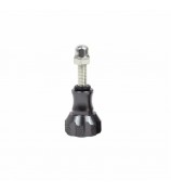 3pcs Aluminum Alloy Long Short Thumb Knob Screws Nut for GoPro Hero Black 8 7 6 5 4 SJcam EKEN YI 4K - Black